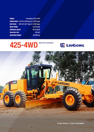 Грейдери Liugong 425-4WD