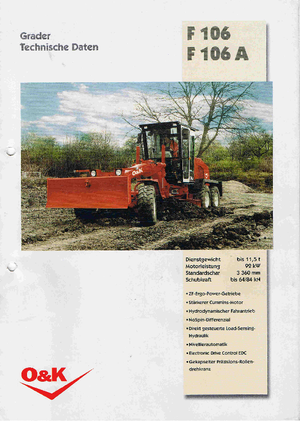 Грейдери O&K F 106.5