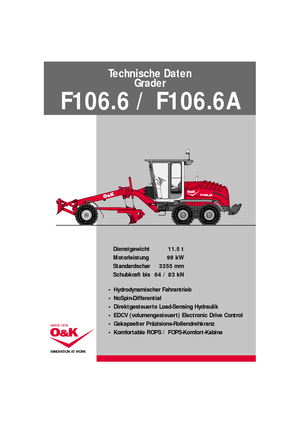 Грейдери O&K F 106.6 A