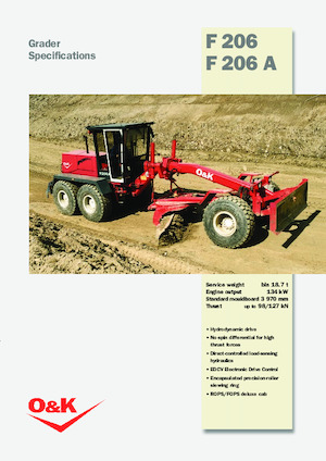 Грейдери O&K F 206