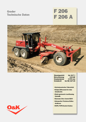 Грейдери O&K F 206