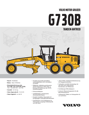 Грейдери Volvo G730B