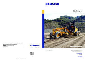 Грейдери Komatsu GD535-6