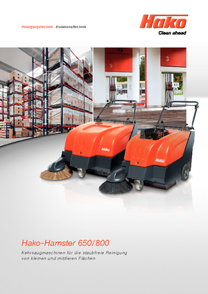 Підмітальні машини - ручні Hako Hamster 650 E