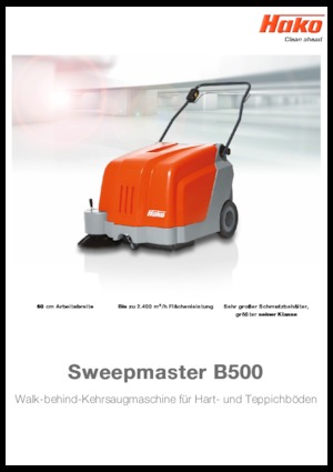Підмітальні машини - ручні Hako Sweepmaster B 800