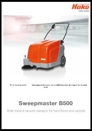 Підмітальні машини - ручні Hako Sweepmaster B 800