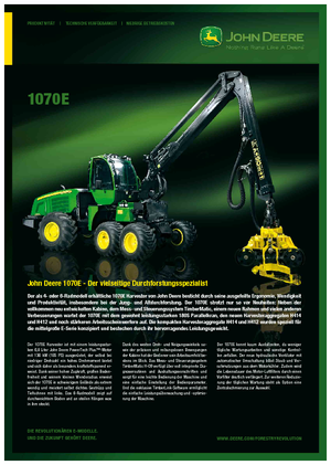 Комбайни John Deere 1070 E
