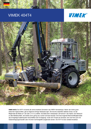 Комбайни Vimek 404 T 4