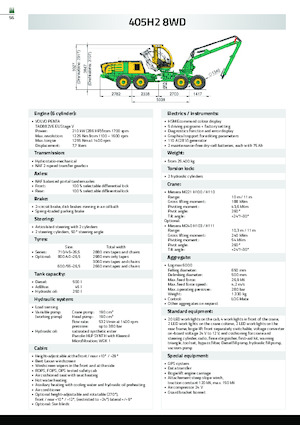 Комбайни HSM 405H4 8WD