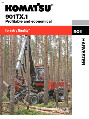 Комбайни Komatsu 901 TX