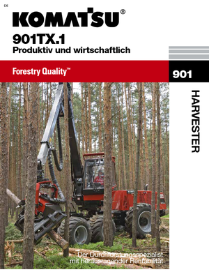 Комбайни Komatsu 901 TX