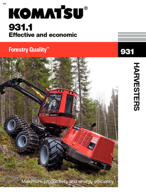 Комбайни Komatsu 931.1