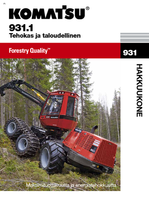 Комбайни Komatsu 931.1