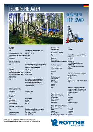 Комбайни Rottne H 11 C