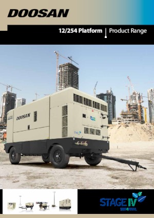 Портативні повітряні компресори: дизельні, електричні, бензинові Doosan 12/254 