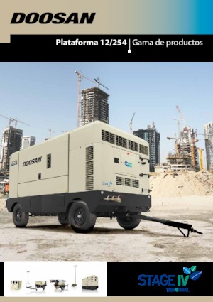 Портативні повітряні компресори: дизельні, електричні, бензинові Doosan 12/254 