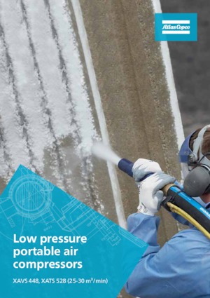 Портативні повітряні компресори: дизельні, електричні, бензинові Atlas Copco XAVS 448 SD