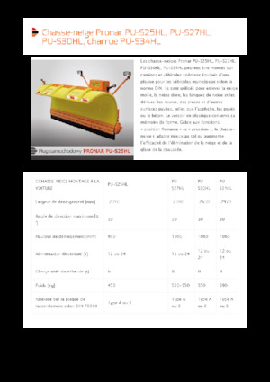 Шосейні снігоходи Pronar PU-S30HL 