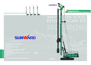 Горизонтально-спрямовані свердла Sunward SWDM245