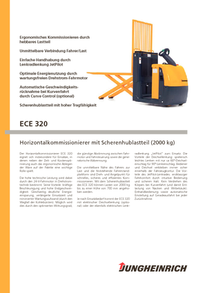 Підбирачі замовлень Jungheinrich ECE 320