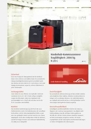 Підбирачі замовлень Linde N20C