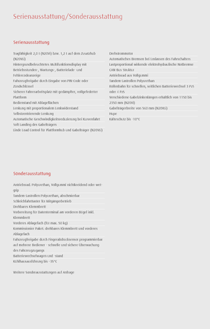 Підбирачі замовлень Linde N20VI
