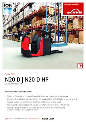 Підбирачі замовлень Linde N20D HP