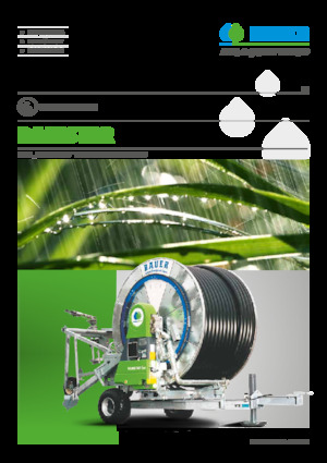 барабан для намотування шланга Bauer Irrigation RAINSTAR A2 50-135