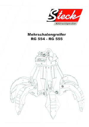 Гідр. двухстулкові грейфери Steck RG 555 D