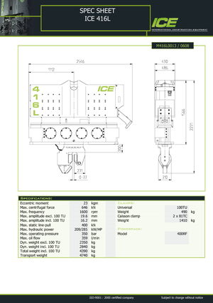 Вібромолотки ICE 416 L