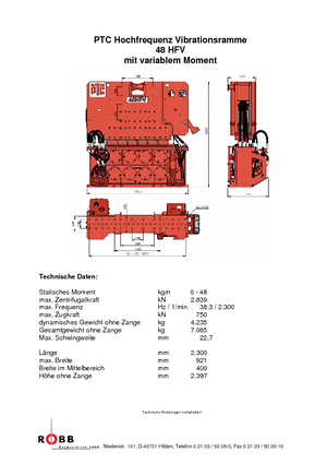 Вібромолотки PTC 48 HFV