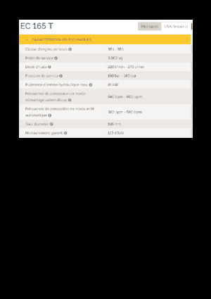 Гідравлічні відбійні молотки Epiroc EC 165 T