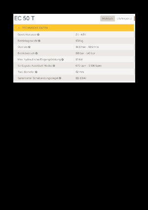 Гідравлічні відбійні молотки Epiroc EC 50 T