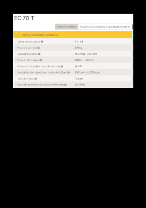 Гідравлічні відбійні молотки Epiroc EC 70 T