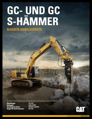 Гідравлічні відбійні молотки Caterpillar H180 GC