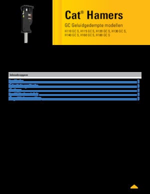 Гідравлічні відбійні молотки Caterpillar H140GC S 