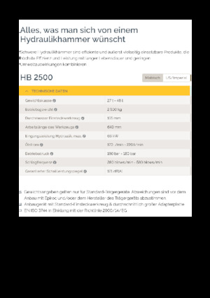 Гідравлічні відбійні молотки Epiroc HB 2500