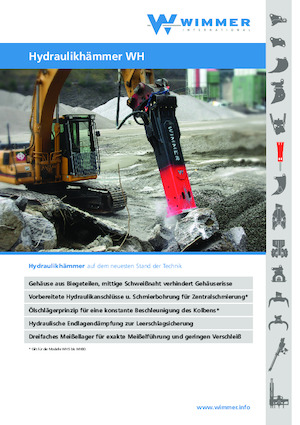 Гідравлічні відбійні молотки WIMMER WH 10