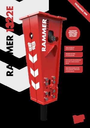 Гідравлічні відбійні молотки Rammer 1322E