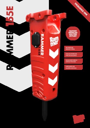 Гідравлічні відбійні молотки Rammer 155E