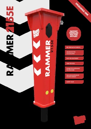 Гідравлічні відбійні молотки Rammer 2155E