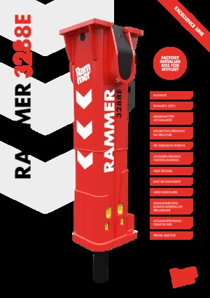 Гідравлічні відбійні молотки Rammer 3288E