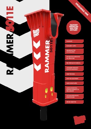 Гідравлічні відбійні молотки Rammer 5011E