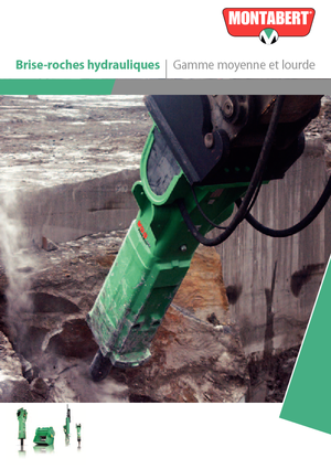Гідравлічні відбійні молотки Montabert V 1200