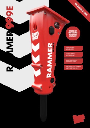 Гідравлічні відбійні молотки Rammer 999E