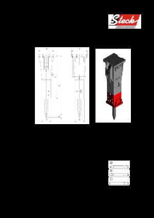 Гідравлічні відбійні молотки Steck B 12
