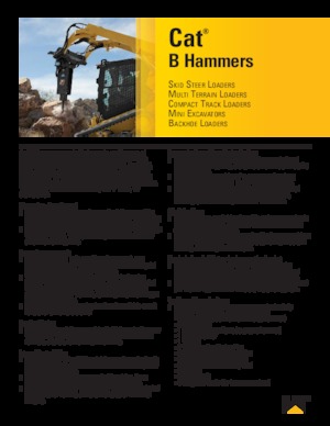 Гідравлічні відбійні молотки Caterpillar B6