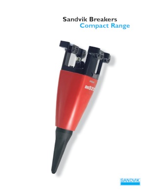 Гідравлічні відбійні молотки Sandvik BR522