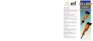 Гідравлічні відбійні молотки BTi BXR50