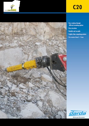 Гідравлічні відбійні молотки Darda C20 V